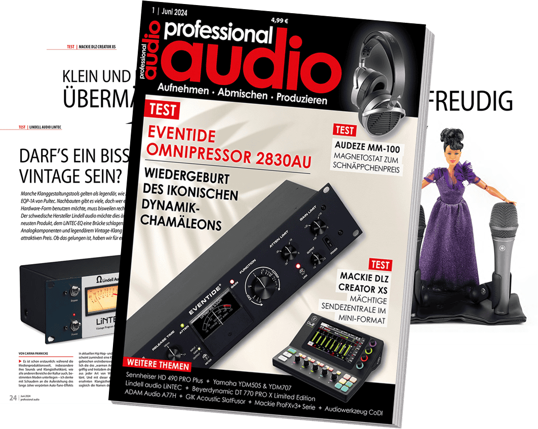 professional audio magazin wieder zurük